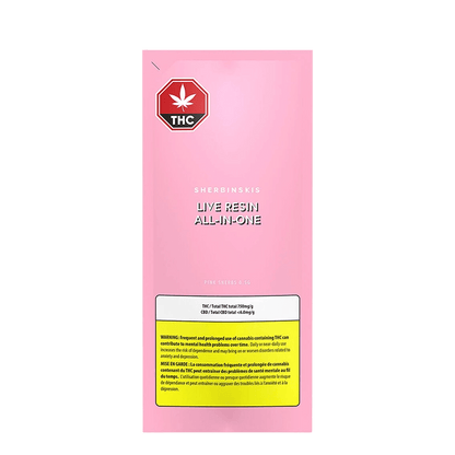 Sherbinskis 0.5 g Pink Sherbs Live Resin AIO Disposable Vape All-In-Ones