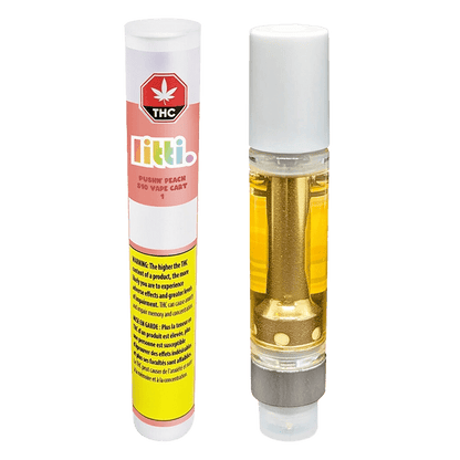 LITTI 1 g Pushn' Peach Vape Cartridge 510 Carts