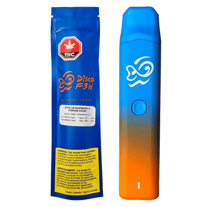 Disco Fsh 1.2 g Orange Crush & Blue Ice Raspberry Disposable Vape Vapes