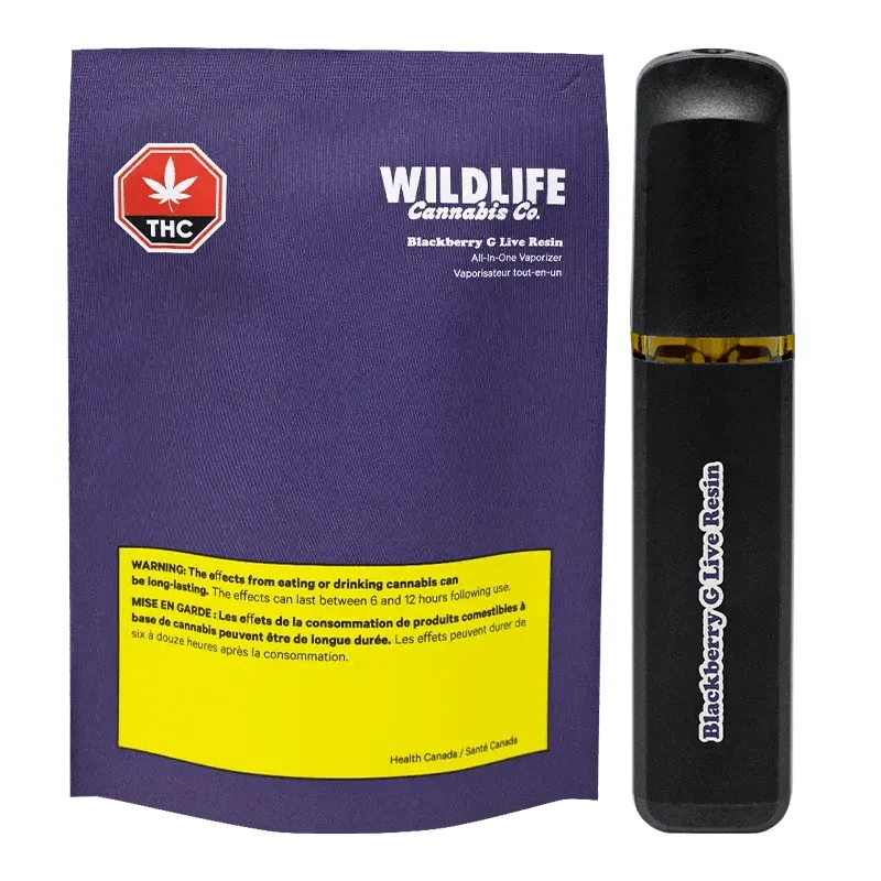 Live Resin Blackberry Gelato Disposable Vape: Lowest Price | Canna Cabana