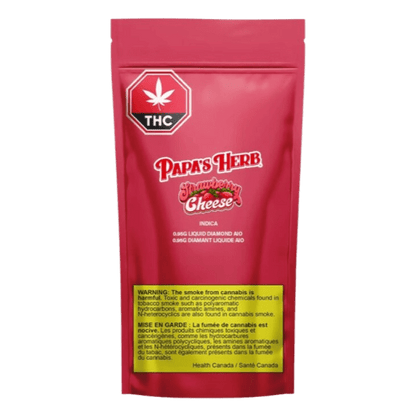 Papa's Herb 0.95 g Strawberry Cheesecake Liquid Diamond Disposable Vape All-In-Ones