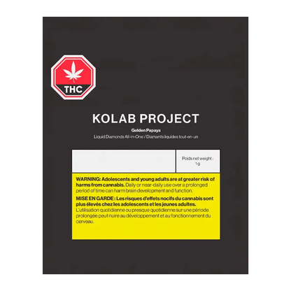 Kolab 1 g Golden Papaya Diamonds AIO Disposable Vape Vapes