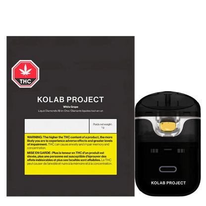 Kolab 1 g White Grape Diamonds AIO Disposable Vape Vapes