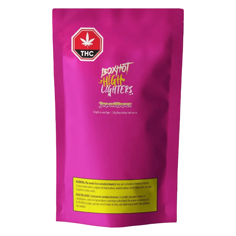BOXHOT Highlighters Dragons Breath 1g Sativa Disposable Vape: Lowest Price | Canna Cabana BOXHOT Highlighters Dragons Breath 1g Sativa Disposable Vape: Lowest Price | Canna Cabana