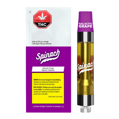 Spinach 1.2 g Galactic Grape Vape Cartridge Vapes