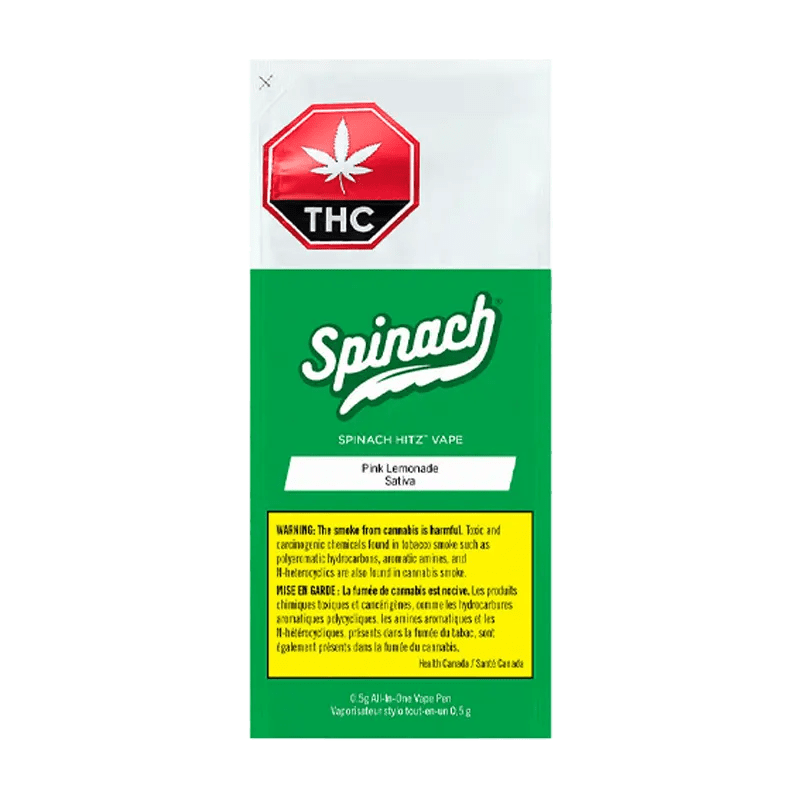 Spinach 0.5 g Pink Lemonade AIO Disposable Vape Vapes