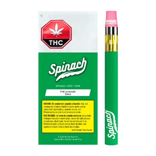 Spinach 0.5 g Pink Lemonade AIO Disposable Vape Vapes