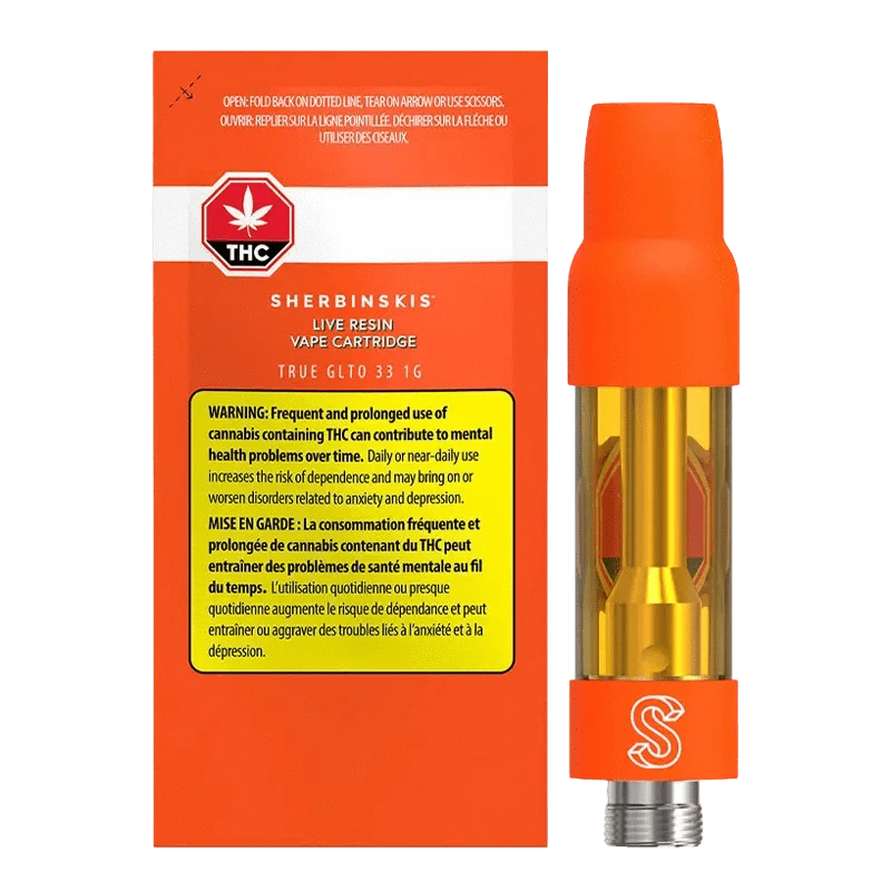 how to use sherbinskis disposable vape pen Sherbinskis True GLTO 33 Live Resin Vape Cartridge: Lowest Price