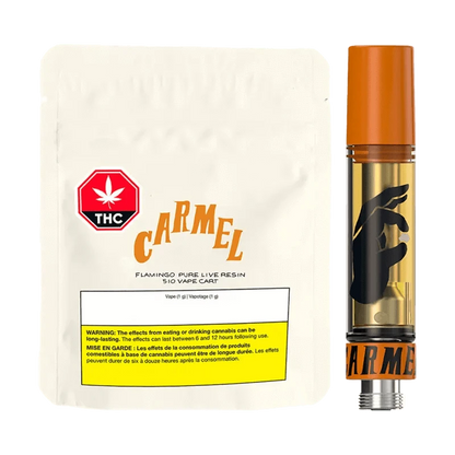 Carmel Flamingo Pure Live Resin Vape Cart Hybrid 1g: Lowest Price | Canna Cabana Carmel Flamingo Pure Live Resin Vape Cart Hybrid 1g: Lowest Price | Canna Cabana