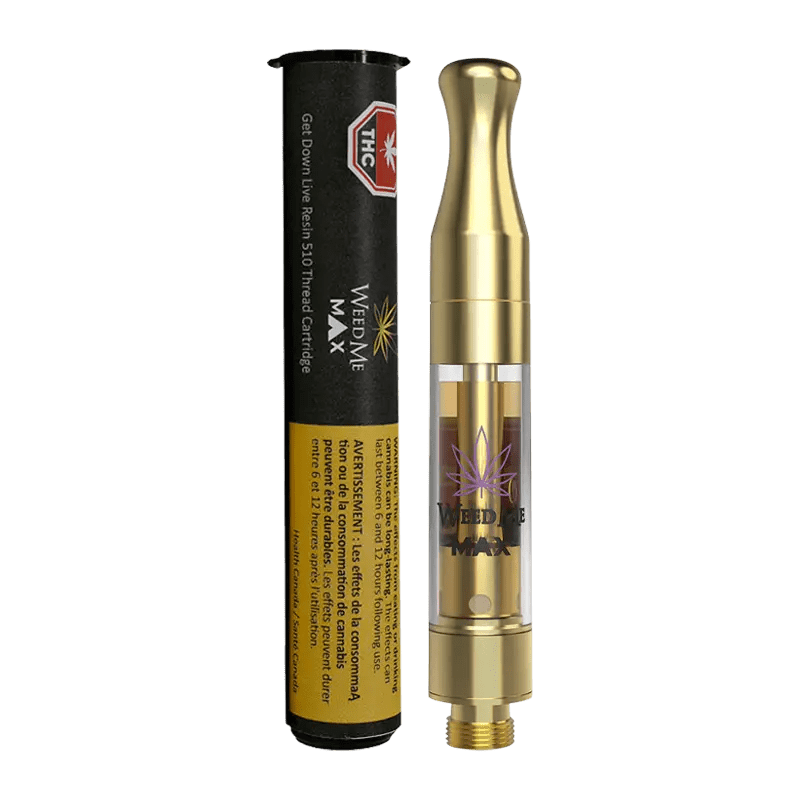 Weed Me Max 1 g Get Down Live Resin Vape Cartridge Vapes