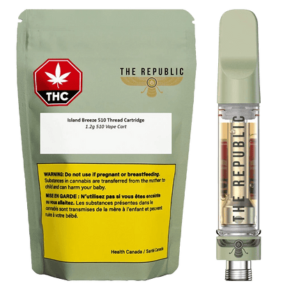 The Republic 1.2 g Isalnd Breeze Vape Cartridge Vapes