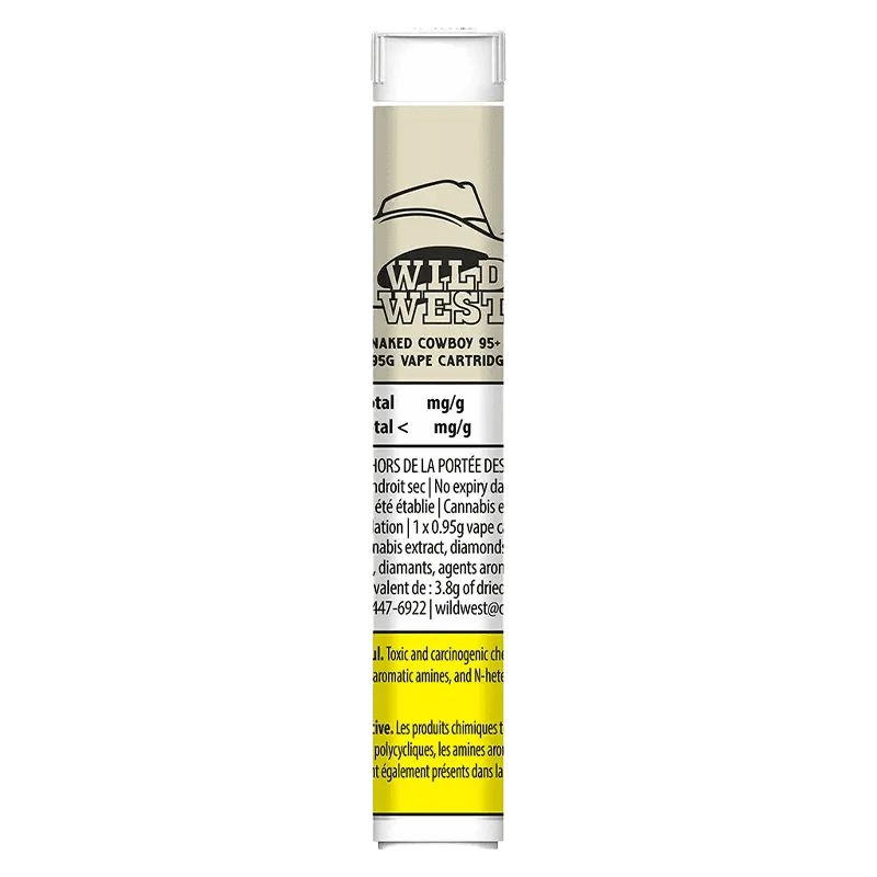 Westy Vape N Smoke Wild West Naked Cowboy 92 Vape Cartridge - 0.95g Sativa: Lowest Price Westy Vape N Smoke Wild West Naked Cowboy 92 Vape Cartridge - 0.95g Sativa: Lowest Price