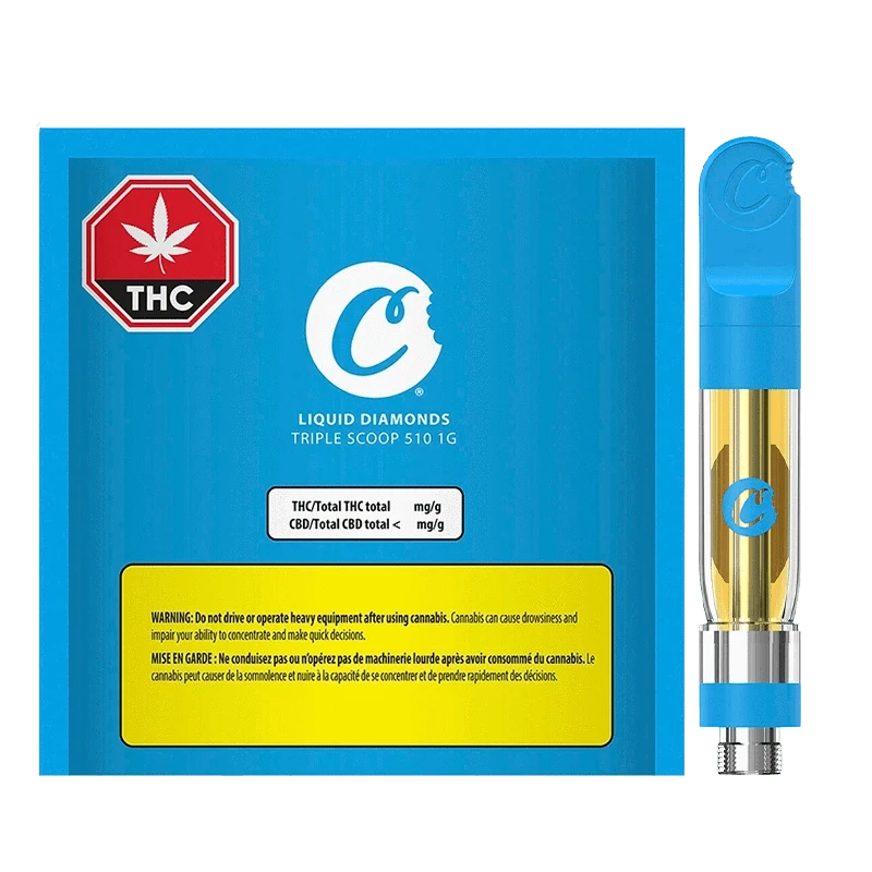 C Liquid Diamonds Triple Scoop Vape Cartridge Hybrid 1g: Lowest