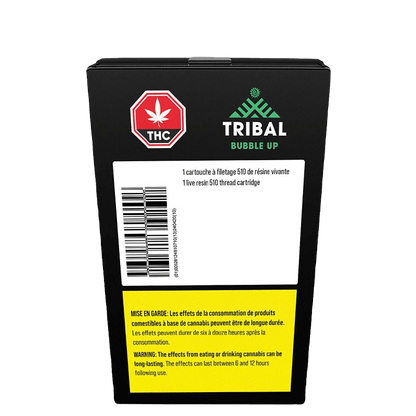 Tribal 1 g Bubble Up Live Resin Vape Cartridge Vapes