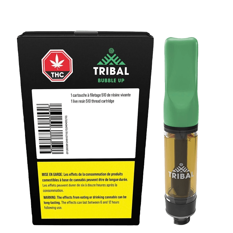 Tribal 1 g Bubble Up Live Resin Vape Cartridge Vapes