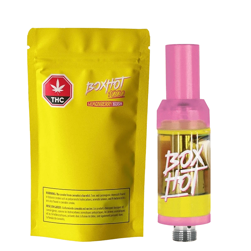 BoxHot Lemonberry Kush Indica Vape Cartridge 1.2g: Lowest Price | Canna Cabana BoxHot Lemonberry Kush Indica Vape Cartridge 1.2g: Lowest Price | Canna Cabana