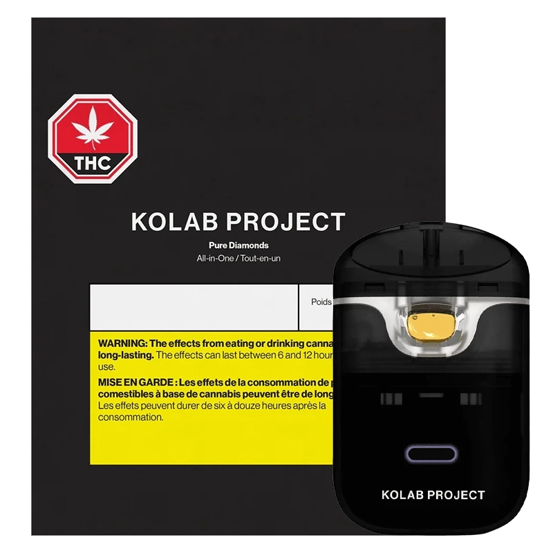 Kolab Pure Diamonds Rechargeable Disposable Vape Hybrid 1g: Lowest Price | Canna Cabana Kolab Pure Diamonds Rechargeable Disposable Vape Hybrid 1g: Lowest Price | Canna Cabana