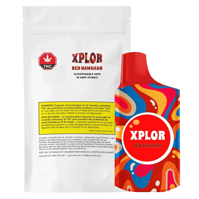 XPLOR Red Hawaiian Disposable Vape, 1g Indica: Lowest Price | Canna Cabana XPLOR Red Hawaiian Disposable Vape, 1g Indica: Lowest Price | Canna Cabana