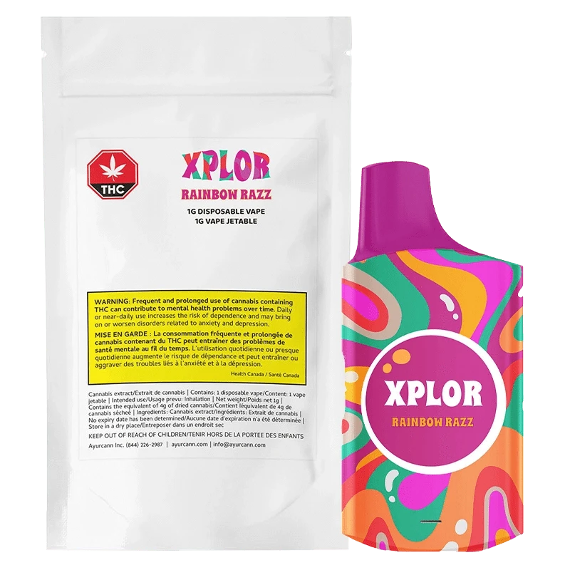 XPLOR Rainbow Razz Disposable Vape | Canna Cabana: Lowest Price | Canna Cabana XPLOR Rainbow Razz Disposable Vape | Canna Cabana: Lowest Price | Canna Cabana