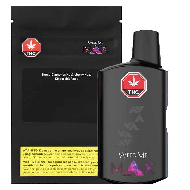 Weed Me Max Liquid Diamonds Huckleberry Haze Vape: Lowest Price | Canna Cabana Weed Me Max Liquid Diamonds Huckleberry Haze Vape: Lowest Price | Canna Cabana