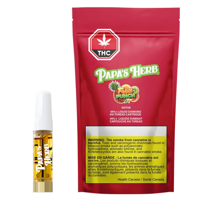 Papa's Herb 0.95 g Fruit Punch Liquid Diamond Vape Cartridge Vapes