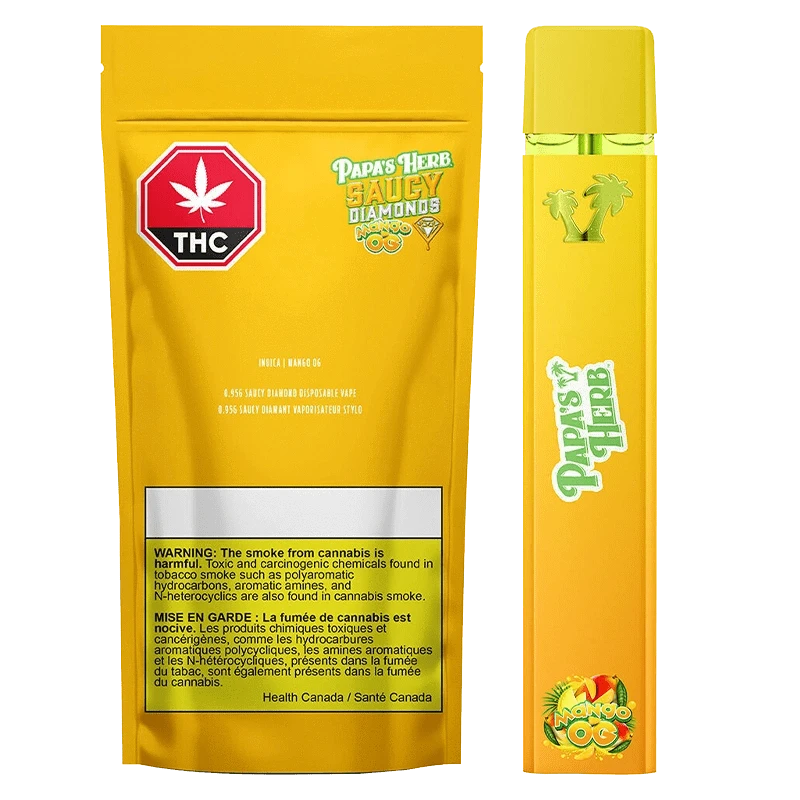 Mango OG Saucy Diamond Disposable Vape: Lowest Price | Canna