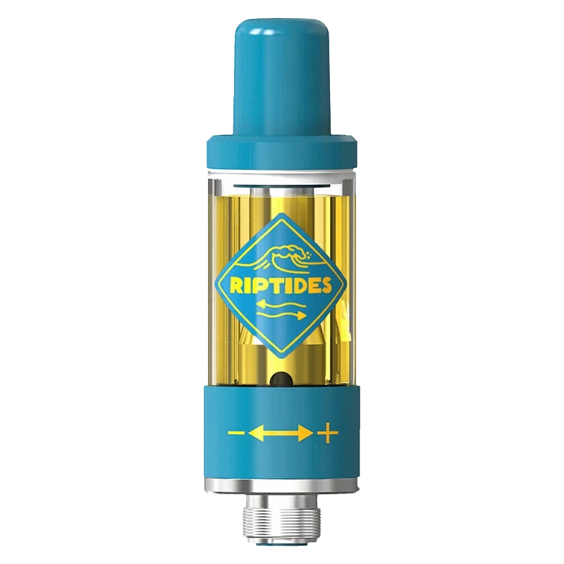 Front view of the Lime Cranfusion Vape Cartridge with a silver base and clear tank, lit with bright studio lighting.