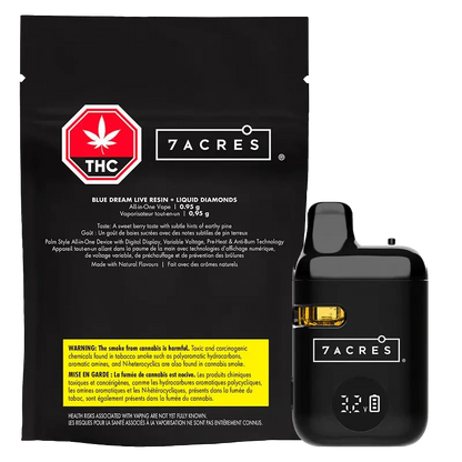 Blue Dream Live Resin + Liquid Diamonds AIO Disposable Vape: Lowest Price | Canna Cabana Blue Dream Live Resin + Liquid Diamonds AIO Disposable Vape: Lowest Price | Canna Cabana