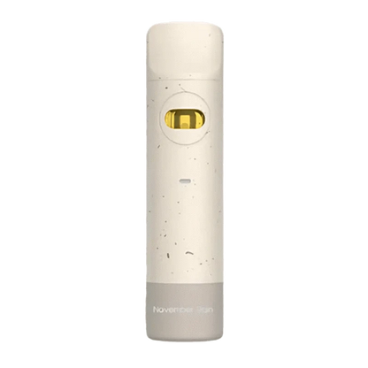 Front view of the Concord Grape Biodegradable Disposable Vape Pen, a sleek, cylindrical device against a plain white backdrop.
