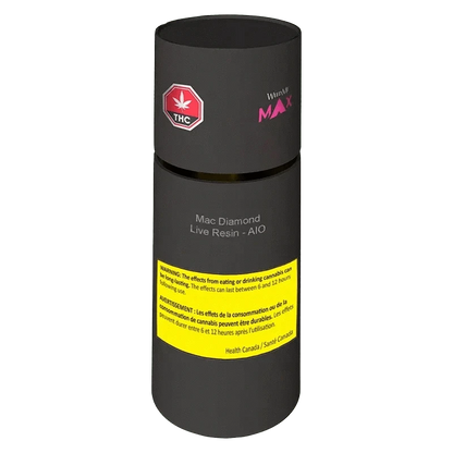 Weed Me Max 1 g Mac Diamond Live Resin AIO Disposable Vape Vapes