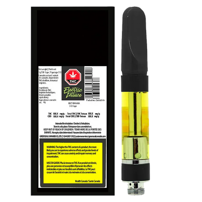 Electric Lettuce 1 g Juicy Banana Vape Cartridge Vapes