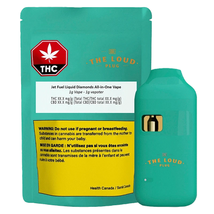 The Loud Plug 1 g Jet Fuel Liquid Diamonds All-In-One Disposable Vape Vapes