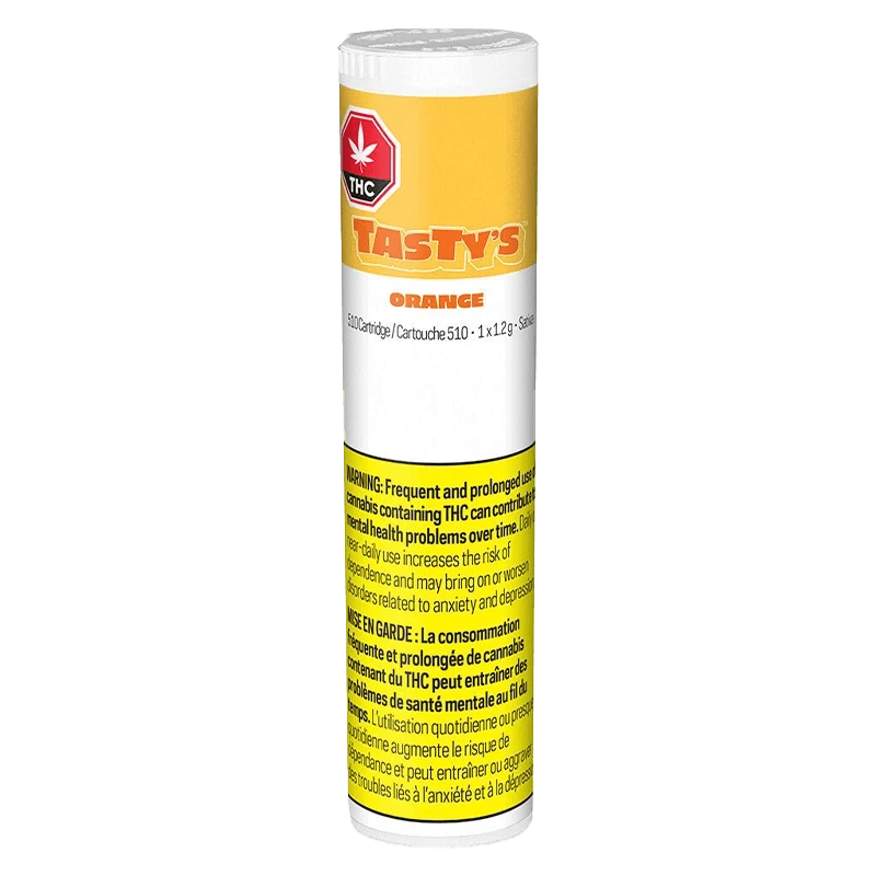 Tasty's 1.2 g Orange Vape Cartridge Vapes