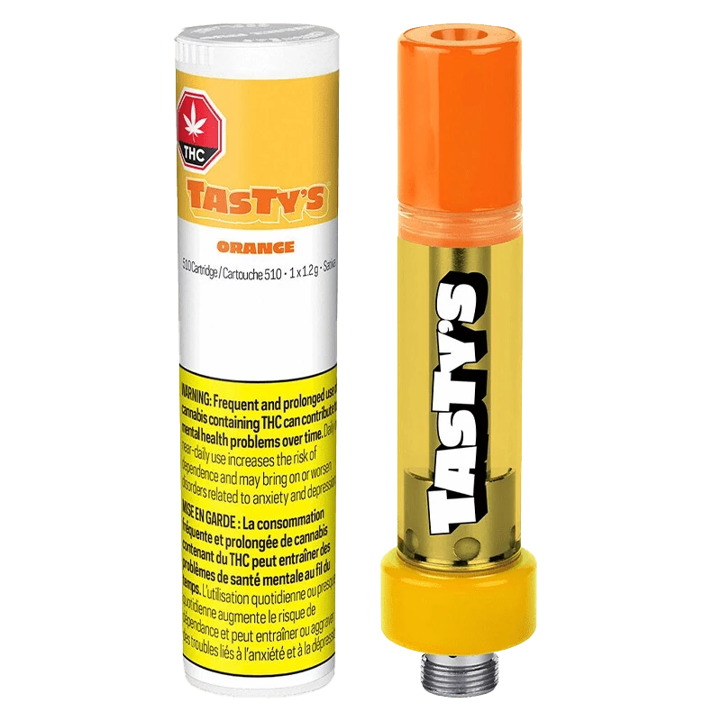 Tasty's 1.2 g Orange Vape Cartridge Vapes