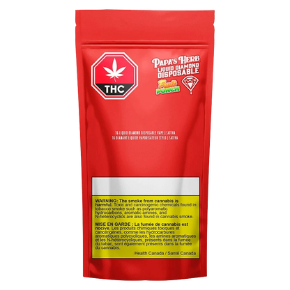 Papa's Herb 0.95 g Fruit Punch Liquid Diamond Disposable Vape Vapes