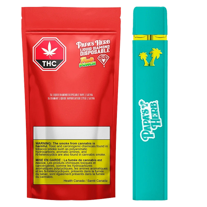 Papa's Herb 0.95 g Fruit Punch Liquid Diamond Disposable Vape Vapes