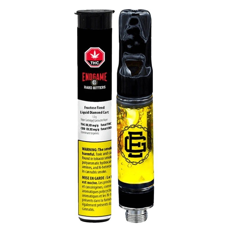 Endgame 1 g Hard Hitters Fructose Fiend Liquid Diamond Vape Cartridge Vapes