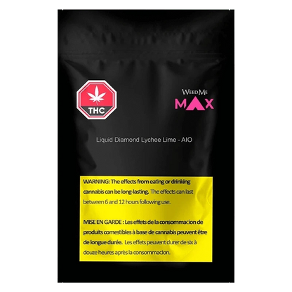 Weed Me Max 1 g Liquid Diamond Lychee Lime - AIO Disposable Vape Vapes