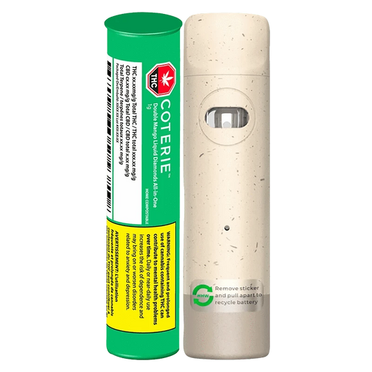 Coterie 1 g Double Mango Liquid Diamonds AIO Disposable Vape Vapes