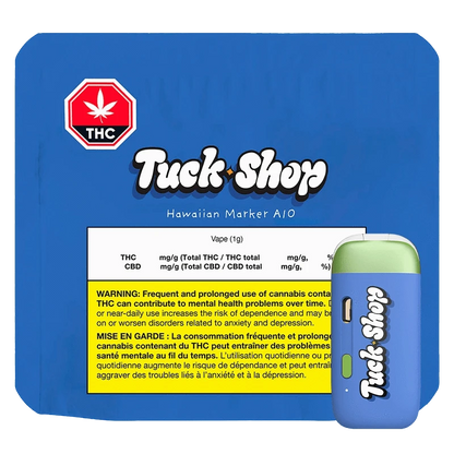 Tuck Shop 1 g Hawaiian Marker Pure Cured Resin Disposable Vape Vapes