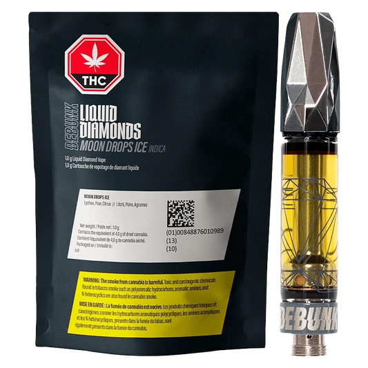 Debunk 1 g Moon Drops Liquid Diamond AIO Disposable Vape Vapes