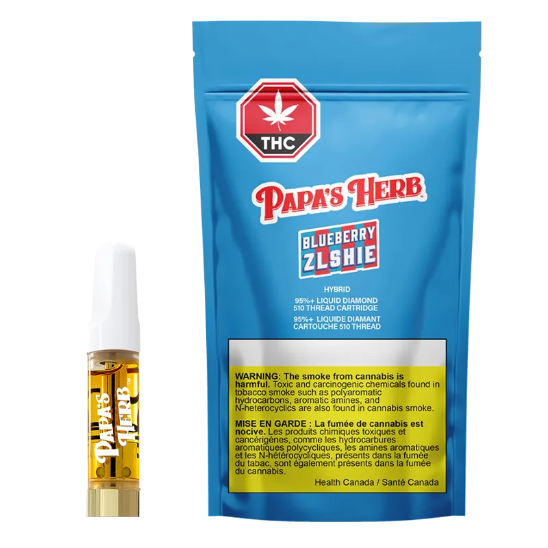 Papas Herb Blueberry Zlshie Liquid Diamond Vape Cartridge: Lowest Price | Canna Cabana Papas Herb Blueberry Zlshie Liquid Diamond Vape Cartridge: Lowest Price | Canna Cabana