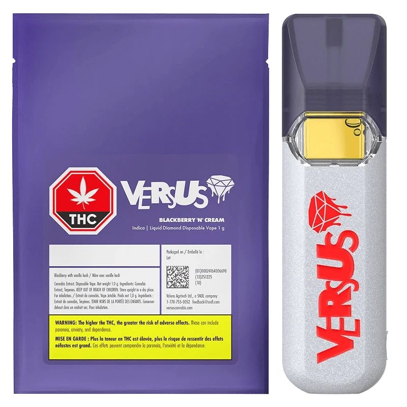 Blackberry 'n' Cream Liquid Diamond Disposable Vape: Lowest Price | Canna  Cabana