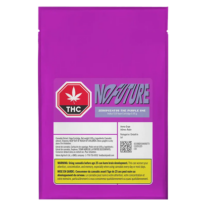 No Future 0.95 g ZeroPoint95 - The Purple One Vape Cartridge Vapes