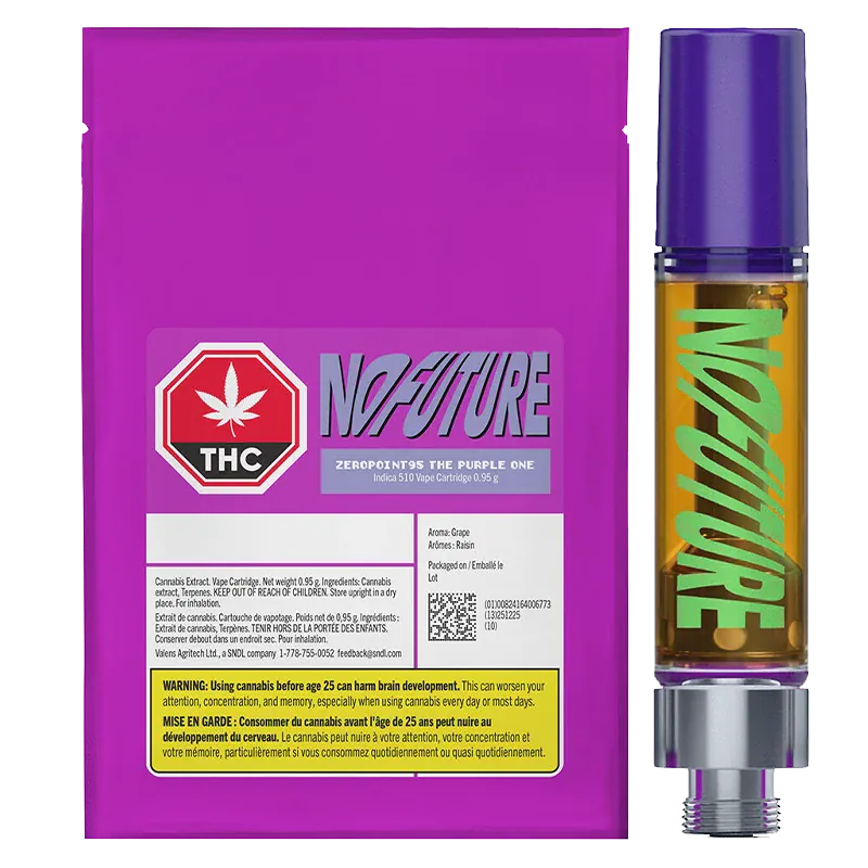 No Future 0.95 g ZeroPoint95 - The Purple One Vape Cartridge Vapes