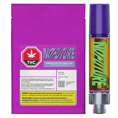 No Future 0.95 g ZeroPoint95 - The Purple One Vape Cartridge Vapes