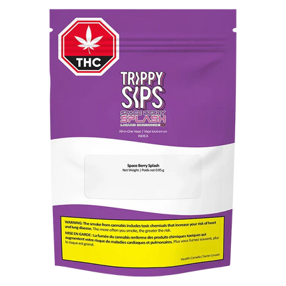 Trippy Sips 0.95 g Space Berry Splash Liquid Diamond Disposable Vape Vapes