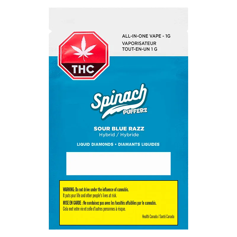 Sour Blue Razz Liquid Diamonds Disposable Vape: Lowest Price
