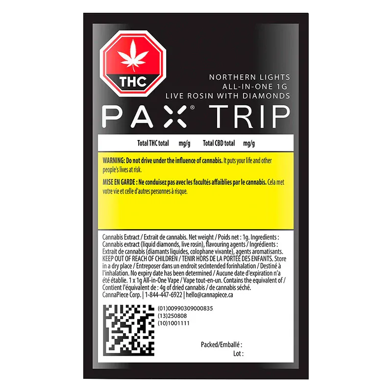 Trip Northern Lights Live Rosin with Diamonds Disposable Vape: Lowest Price | Canna Cabana Trip Northern Lights Live Rosin with Diamonds Disposable Vape: Lowest Price | Canna Cabana