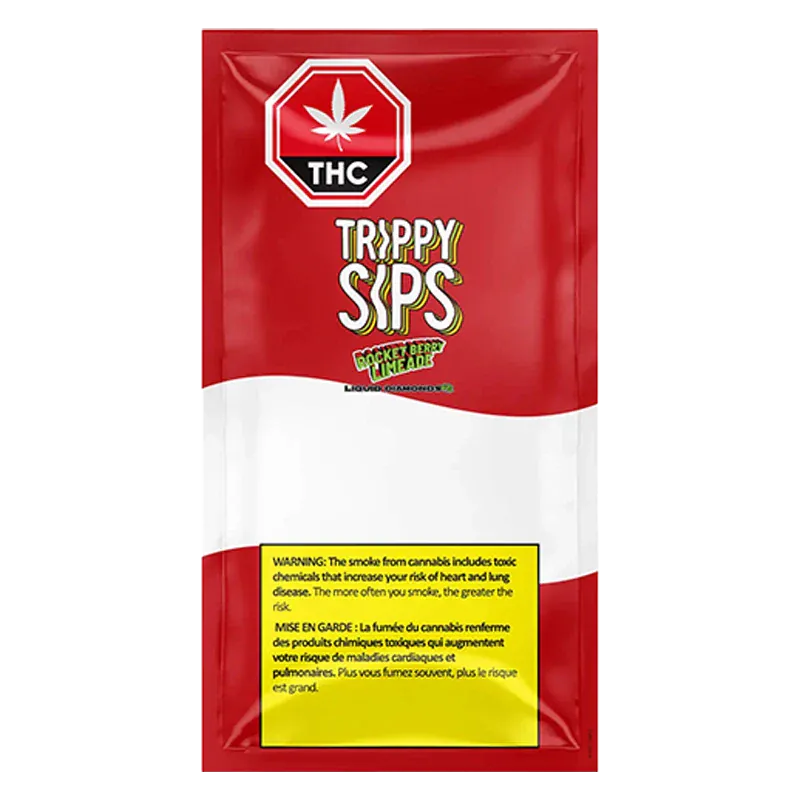 Trippy Sips 0.95 g Rocket Berry Limeade Liquid Diamond Vape Cartridge Vape